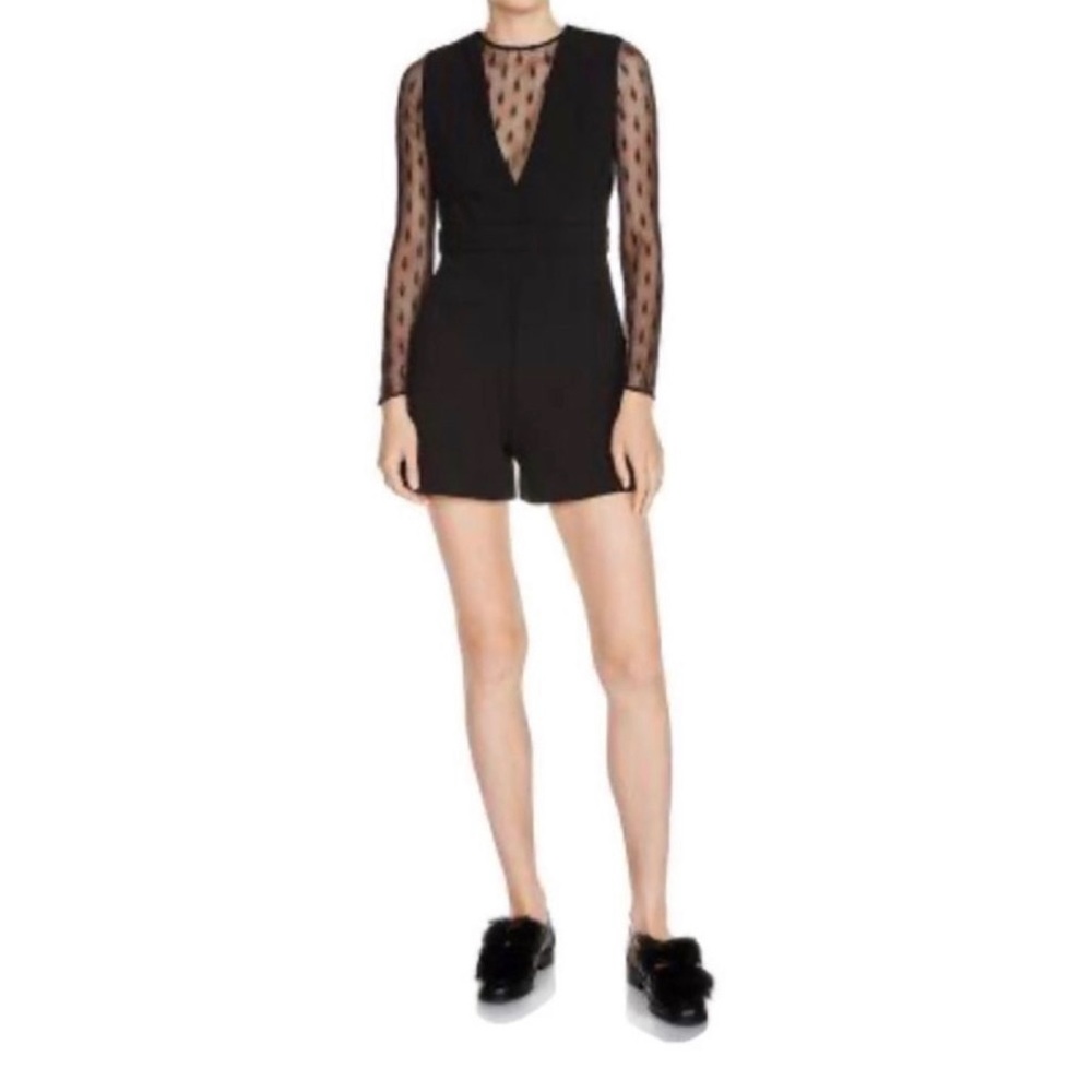 Maje Elegant Lace Romper / Jumpsuit
